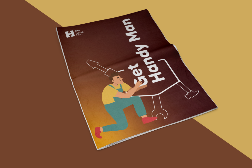 מוקאפ מודעת הנדימן